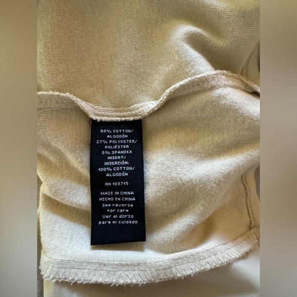 Zac & Rachel 3/4 sleeve shirt for women Small Size Beige Color - Picture 5 of 9